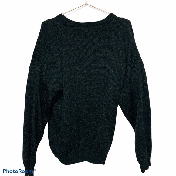 Glenallen Mens Sweater Hunter Green Large - Picture 2 of 9